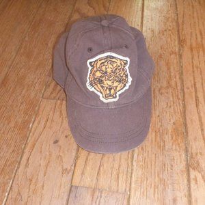 Young Boy's Baseball Style Cap w/ Tiger Patch